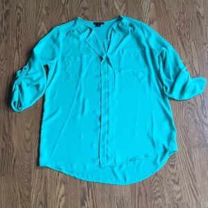 High-low Mint Green Top